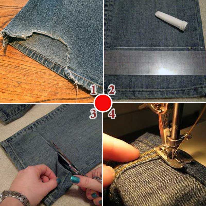 Как обрезать джинсы снизу и сделать бахрому топ 10