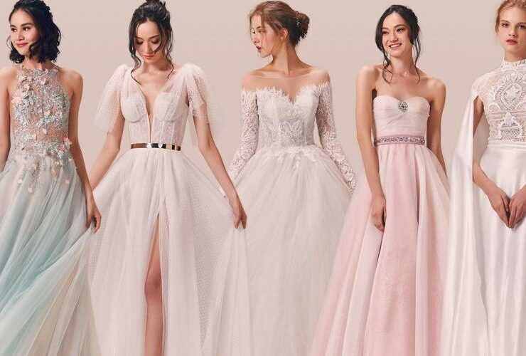 Свадебные платья 2020: 100 фото модных тенденций и трендов