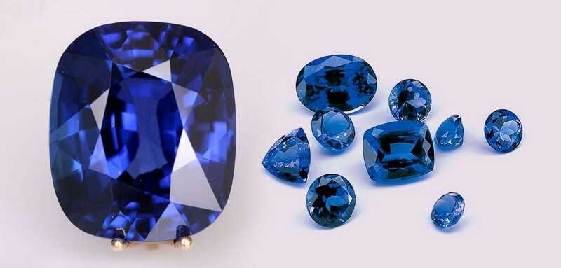 Синий камень: драгоценные, полудрагоценные, поделочные