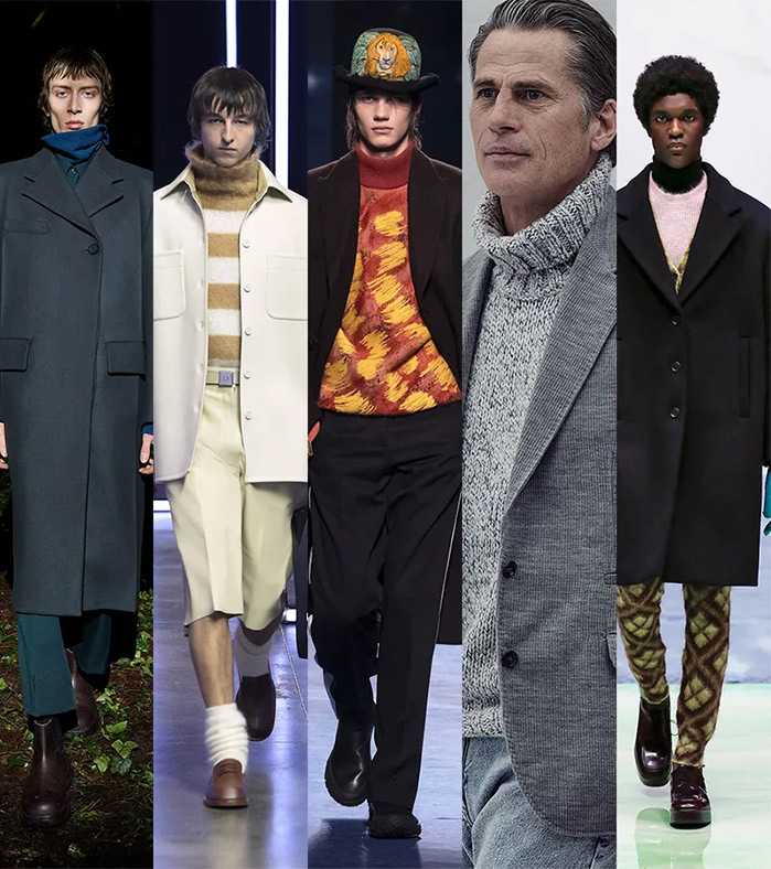 Мужская мода осень-зима 2021-2022: 100 фото стильных новинок