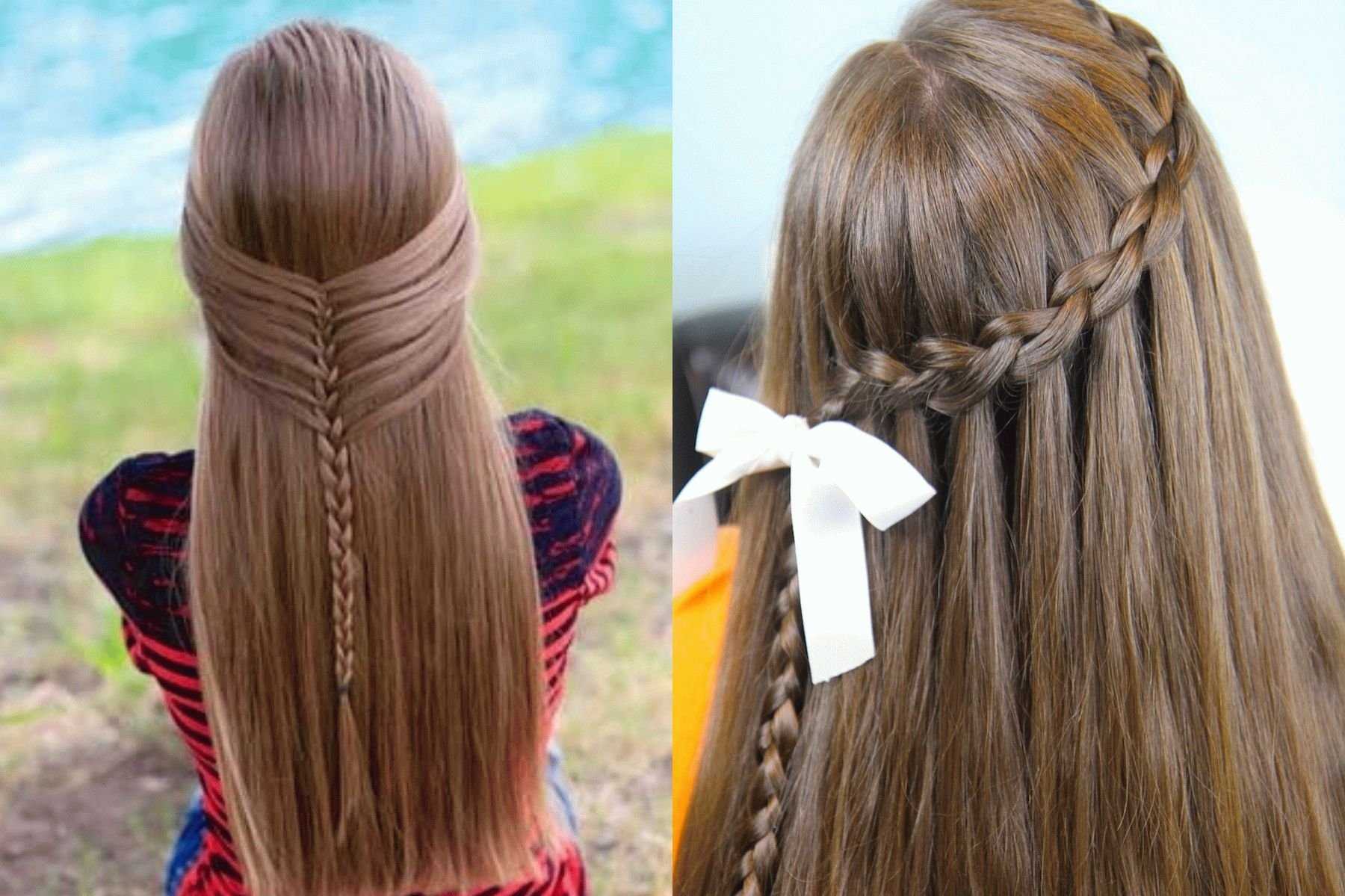 Какие прически можно сделать в школу для девочек на длинные, средние и короткие волосы