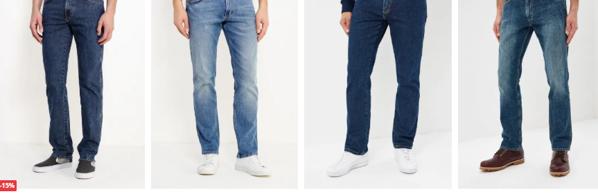 Модели и виды джинс мужских: названия и фото