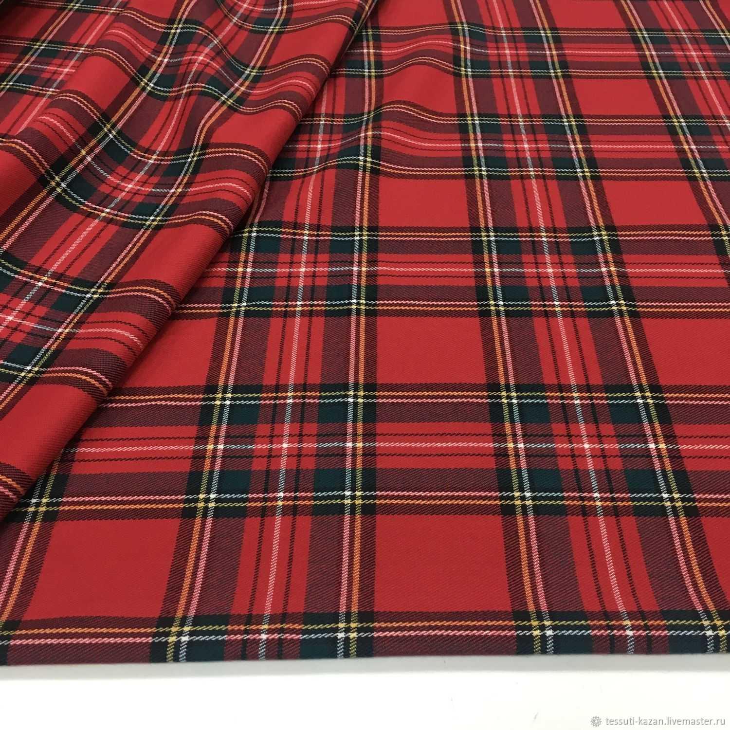 Ткань шотландка – виды и особенности материала тартан