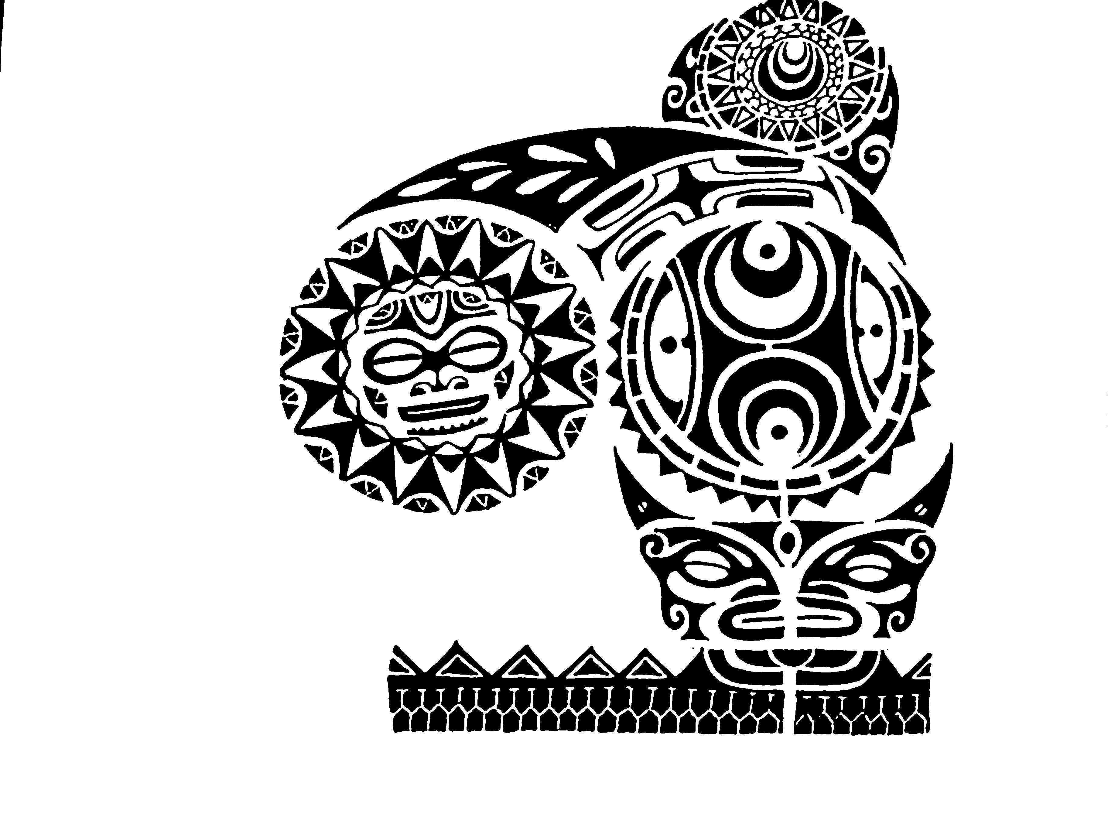 Эскизы тату Полинезия и Маори