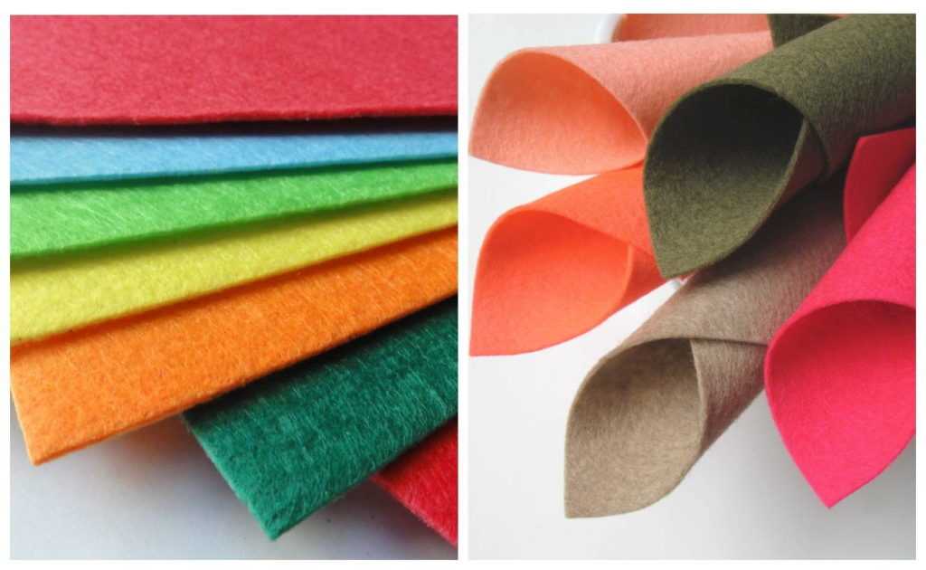 Описание характеристик и внешнего вида фетровой ткани — где используется