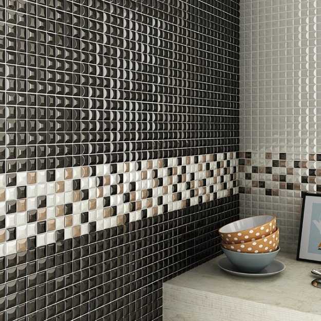 Плитка мозаика в ванной. 35 идей дизайна