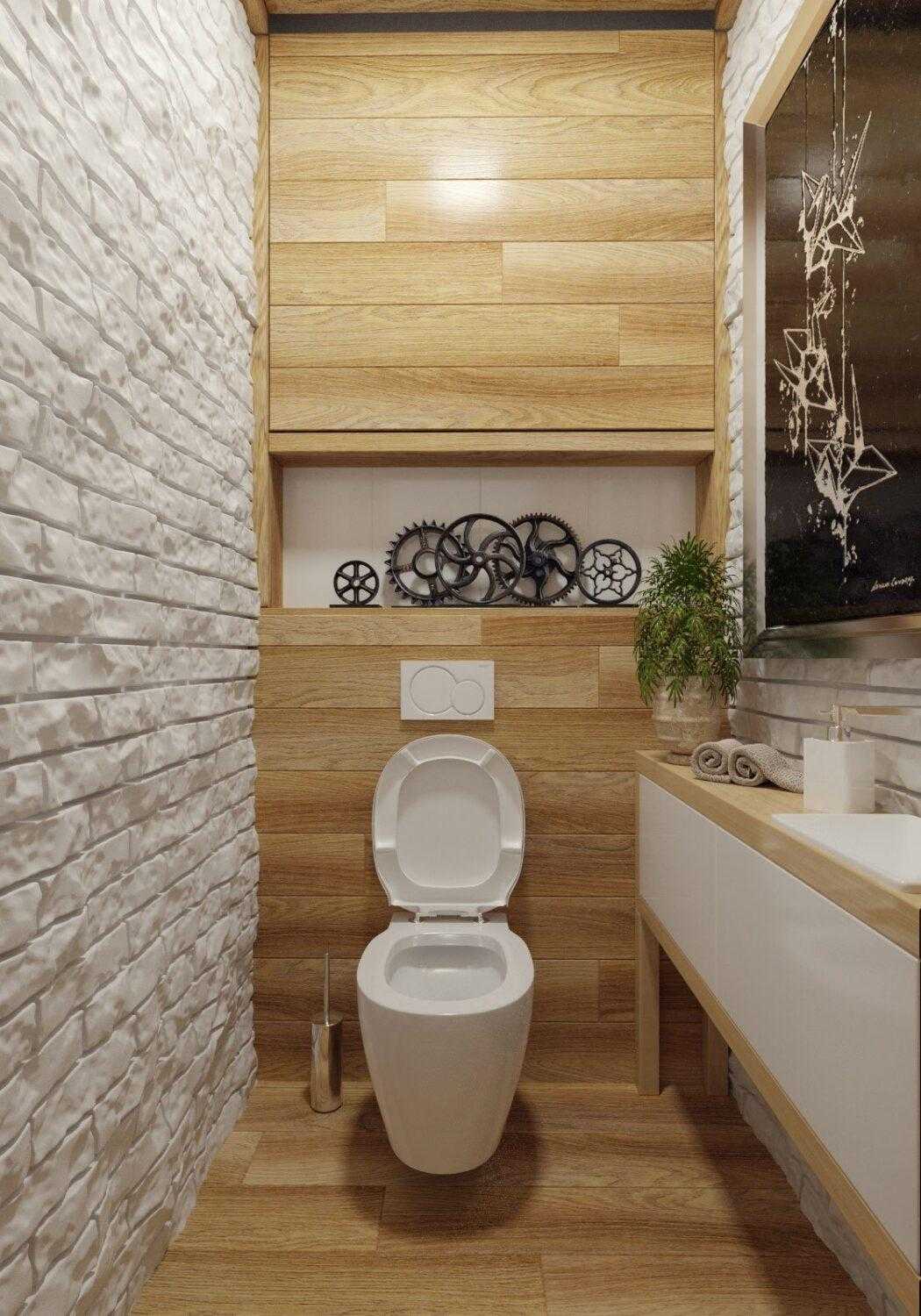 Дизайн туалета маленького размера (фото)