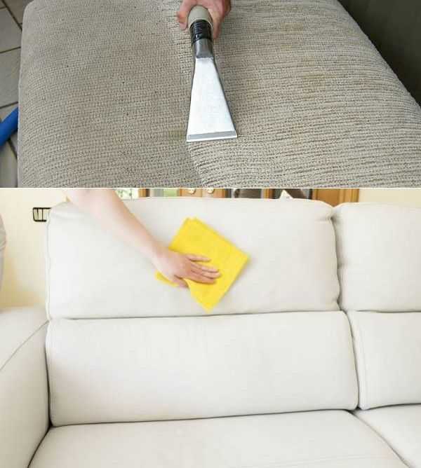 Как почистить диван в домашних условиях от различных загрязнений