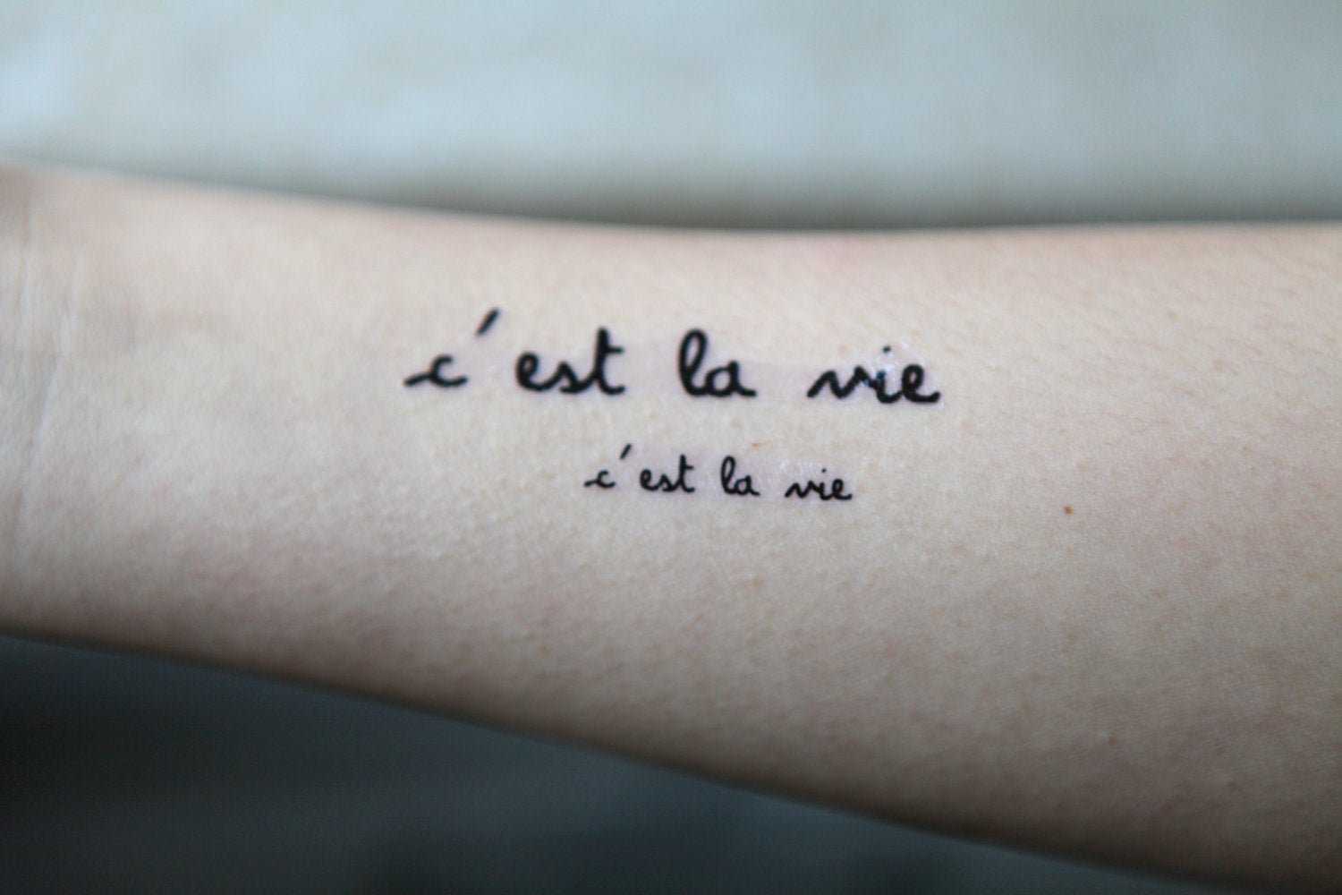Фразы на французском для тату