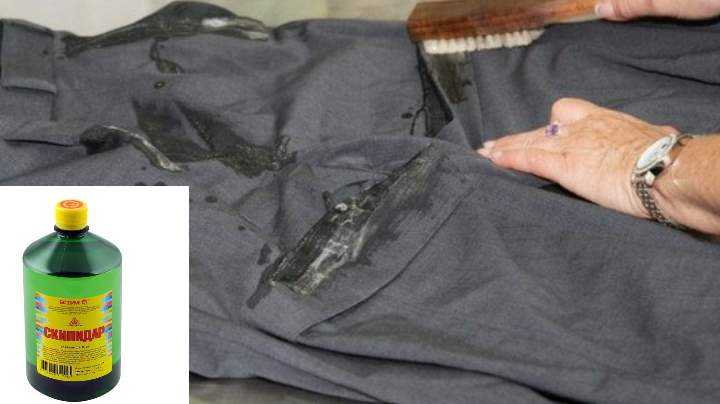 Как убрать смолу со штанов в домашних условиях: чем можно очистить ткань брюк, оттереть свежие пятна, удалить въевшиеся?
