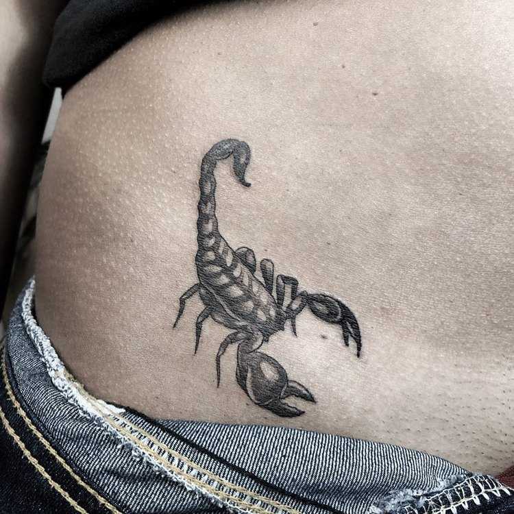 Тату скорпион. значение татуировки скорпиона, эскизы и фото работ