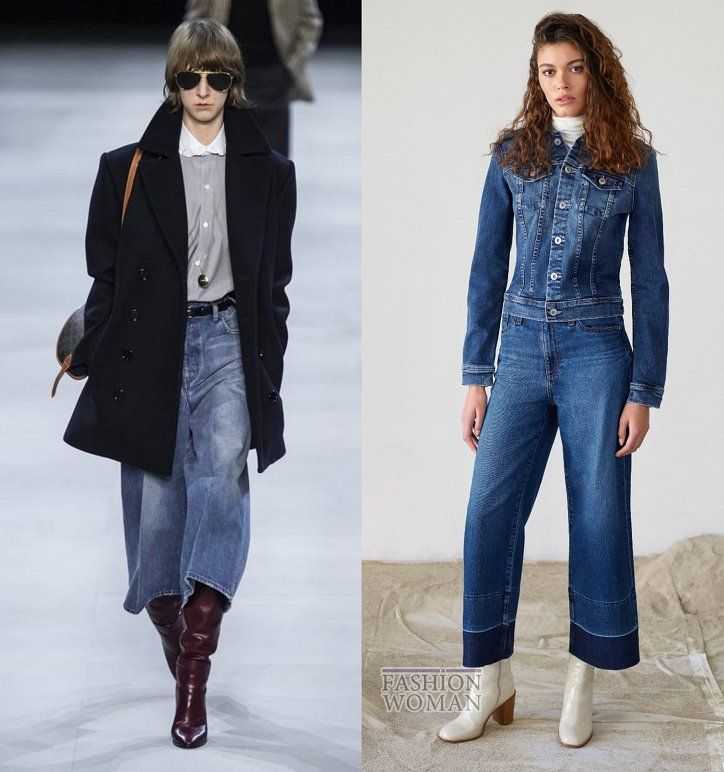100 модных новинок: женские брюки "зима - весна" 2018 на фото